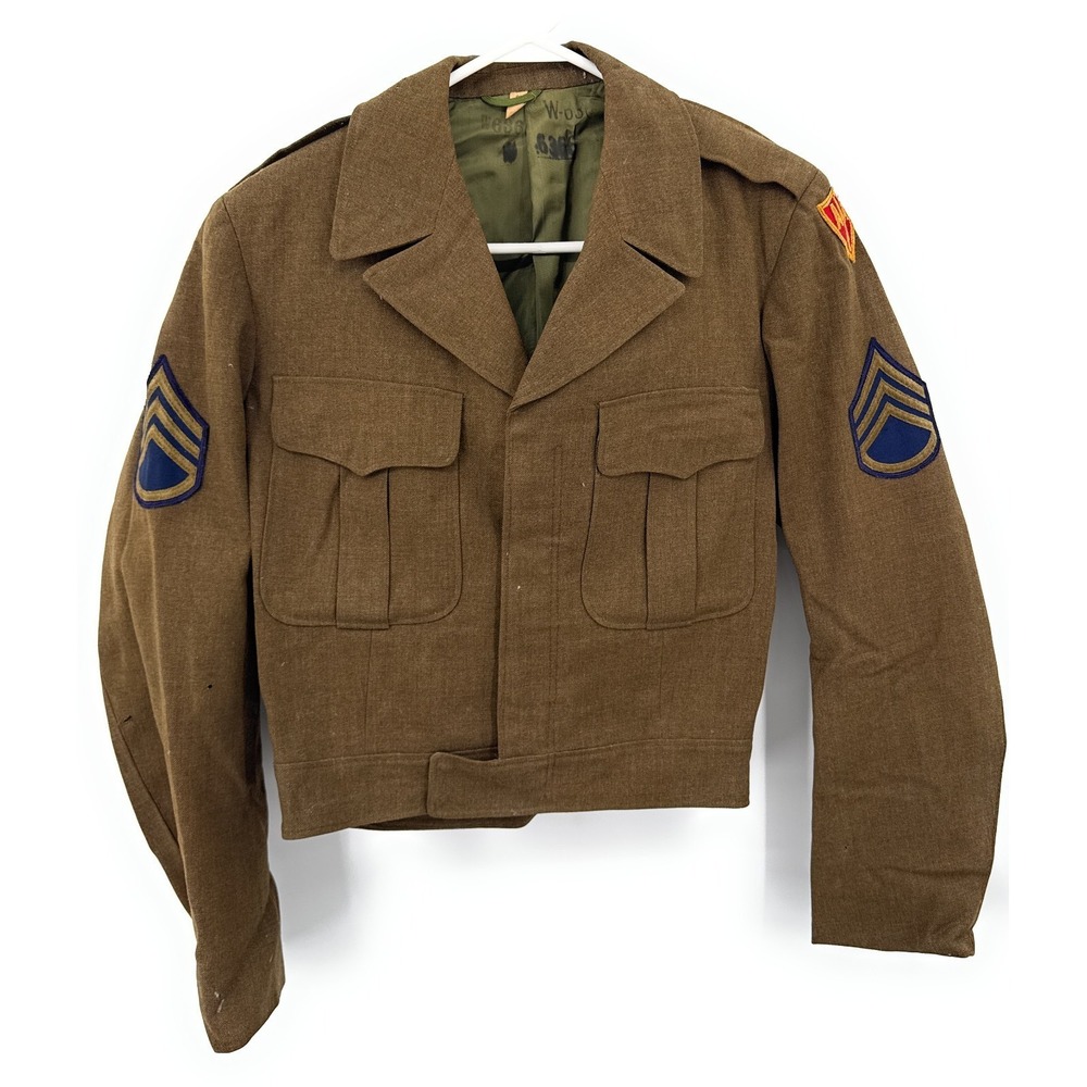 WWII‎ Army Jacket Antiaircraft Command Sergeant